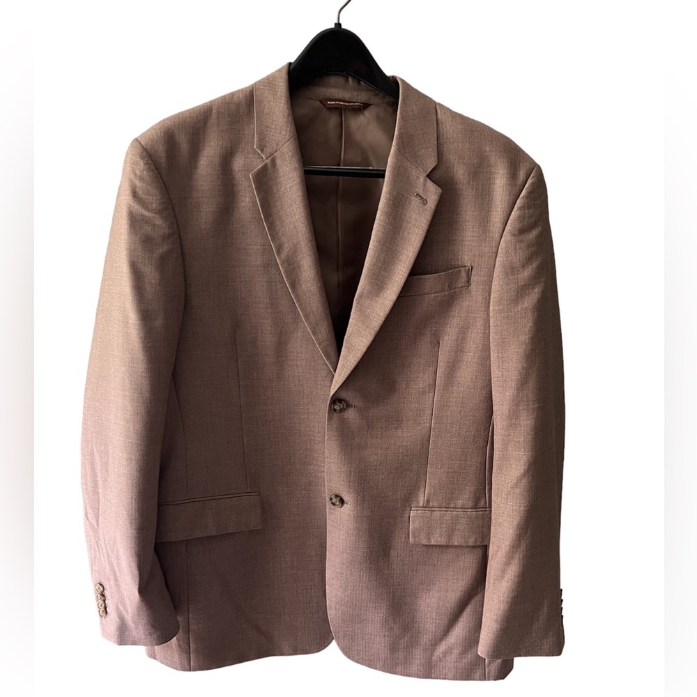 Perry Ellis Brown/Tan Suit 44 Regular